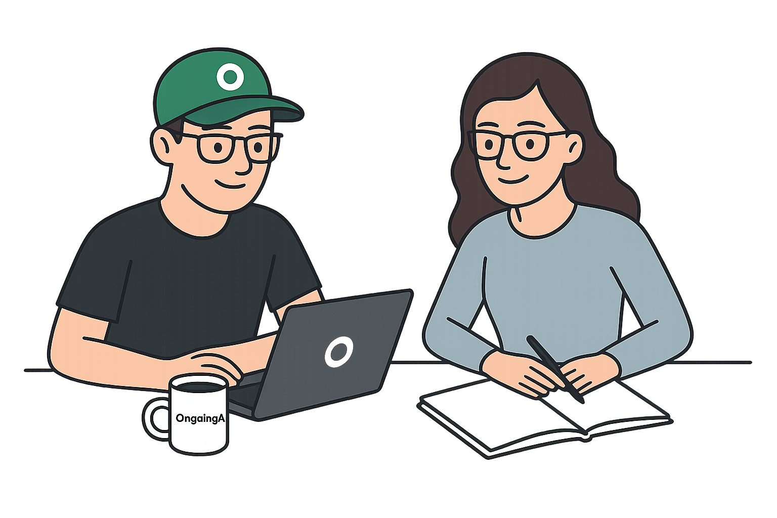 Ongoing Apps team working together